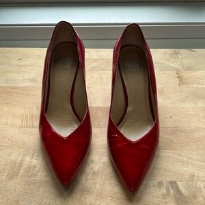 Amalfi by Rangoni red patent leather pumps